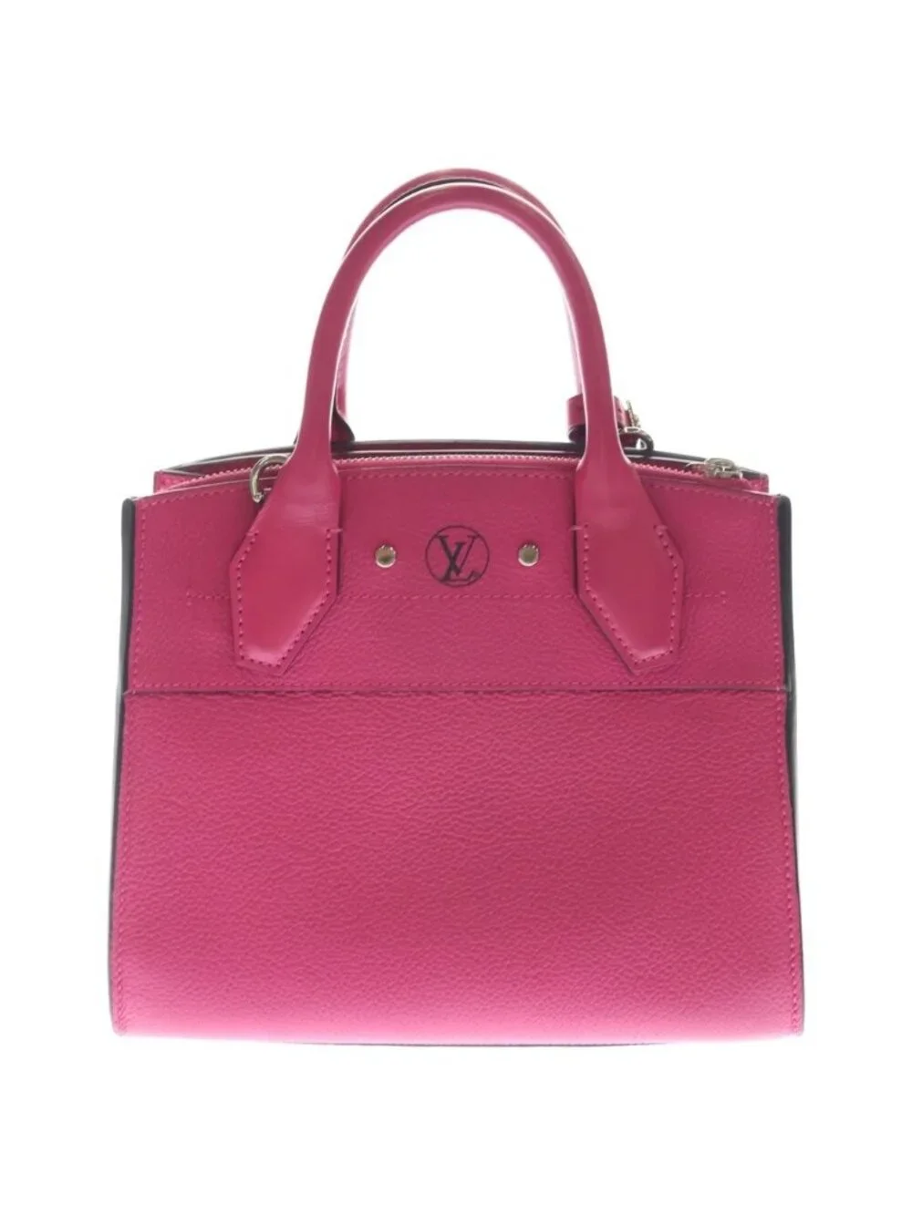 Louis Vuitton City Steamer Mini 2-Way Bag Silver Pink